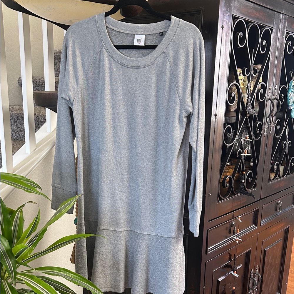 Gray Long Sleeve Dress Cabi brand new